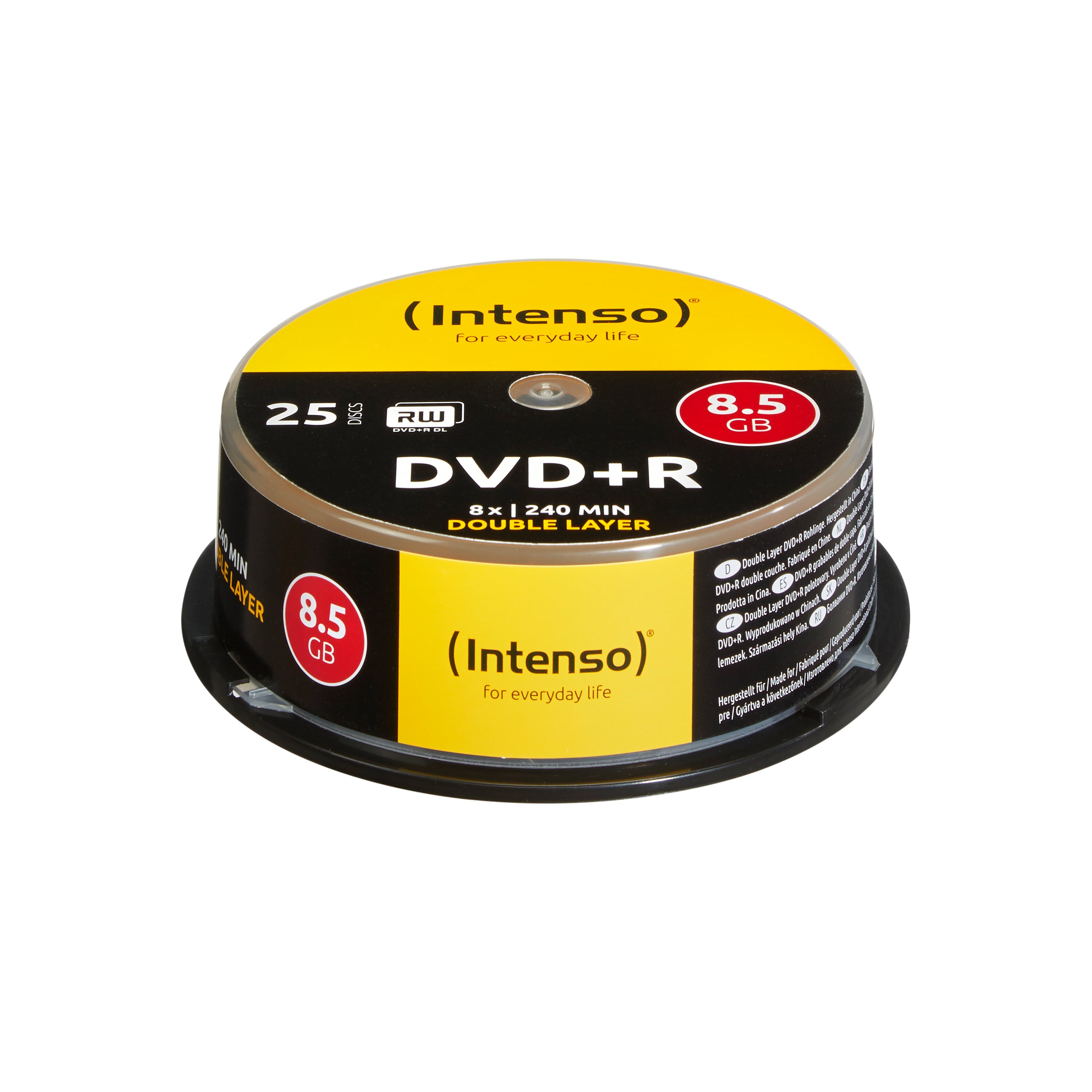Intenso DVD+R DL – 25 Stück