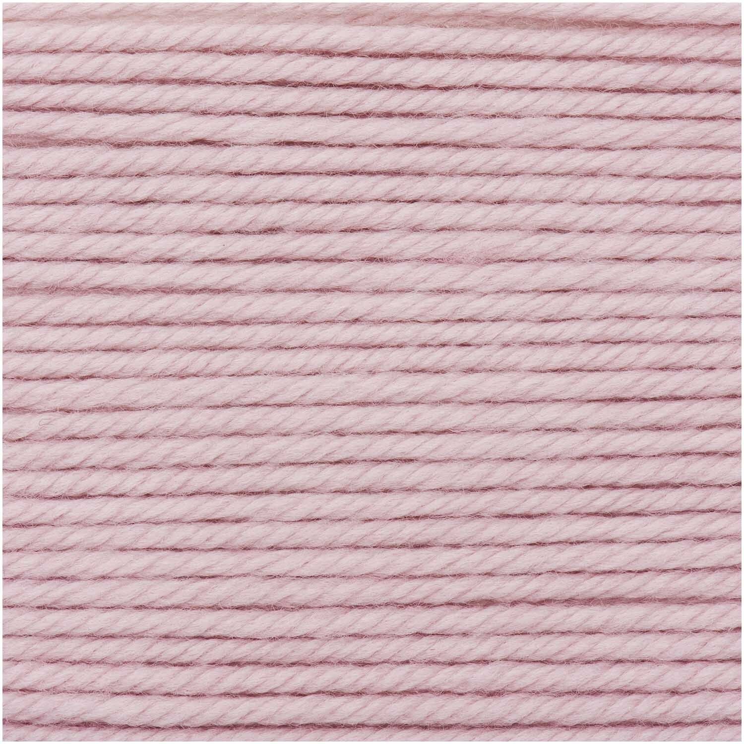 Rico Design Essentials Mega Wool Wolle Aran Rosa – 100 g, 115 m, Nadel 6 mm, 55% Schurwolle/45% Polyacryl