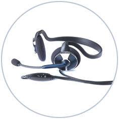 Logitech Stereo 442 On-Ear Kopfhörer – Kabelgebunden, Schwarz
