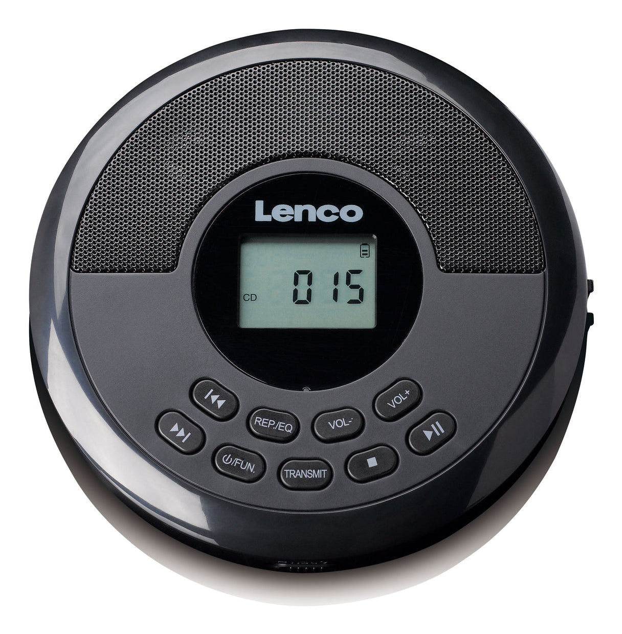 Lenco CD-340BK – Portabler CD-Player, Bluetooth, 5 h Akku – Schwarz
