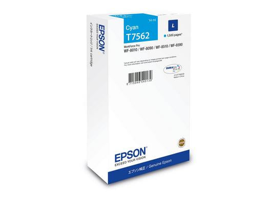 Epson Tintenpatrone WF-8xxx, Cyan, XL – für WF-8xxx-Serie