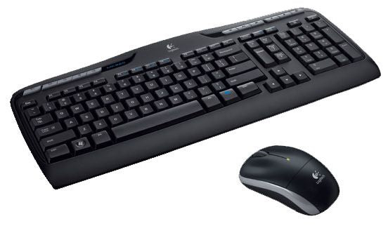 Logitech MK330 – Tastatur, kabellos (2,4 GHz), US-Layout (EN), Schwarz