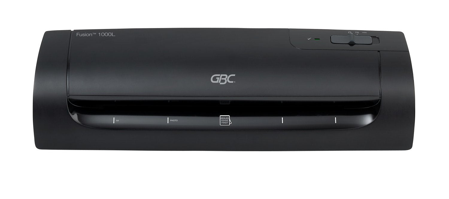 GBC Fusion 1000L Laminiergerät A4 – 2-Rollen, 75 µm, Kaltlamination, 5 Min. Aufheizzeit, 330 mm/min, Schwarz