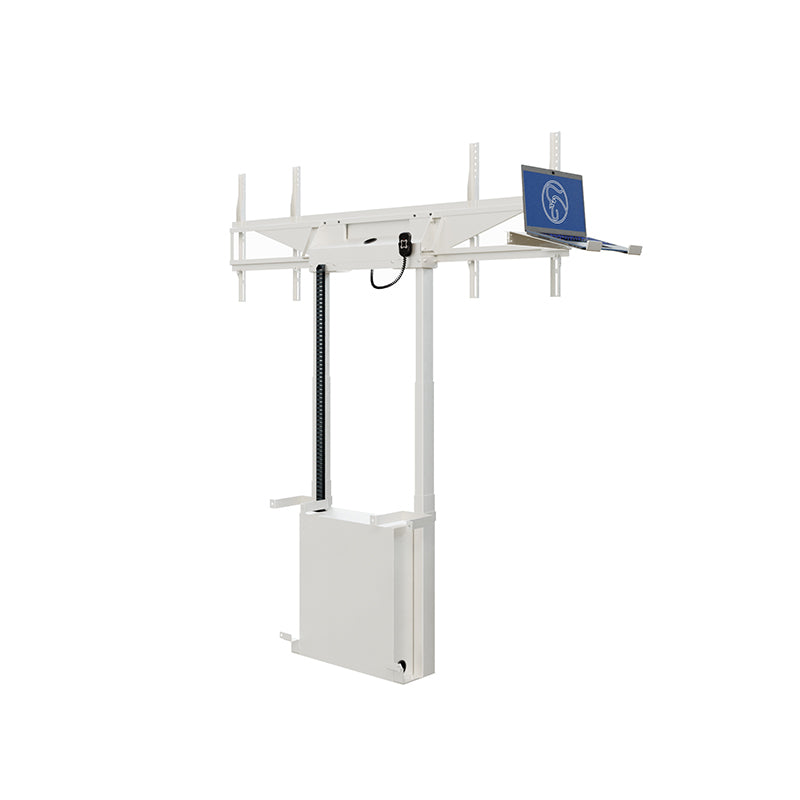 Hagor Wandlift (bodenstehend) – 46–65" – VESA 400×400–600×400 – bis 120 kg, motorisiert, für 2 Displays