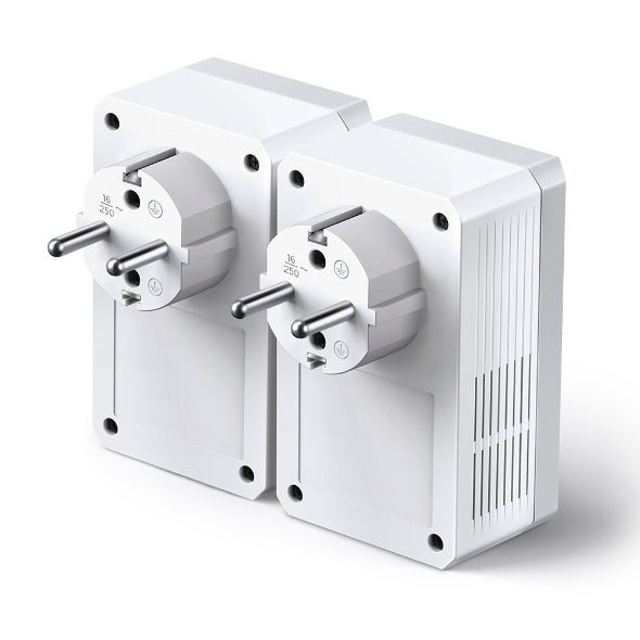 TP-Link TL-PA4010P Kit V5 – Powerline-Adapter-Set – 600 Mbit/s, 1× RJ-45, Durchgangssteckdose, 2er-Set