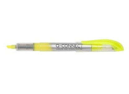 Q-CONNECT Textmarker Gelb – Keilspitze, 1–4 mm