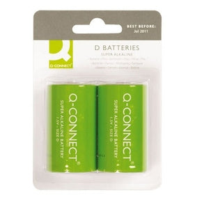 Q-CONNECT Akku 1,5 V 12500 mAh 18,75 Wh Alkaline – für Geräte