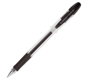 Q-CONNECT Gelschreiber – Schwarz, 0,7 mm, Kappe