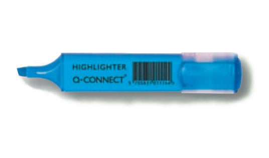 Q-CONNECT Economy Textmarker Blau – Keilspitze, 1–5 mm