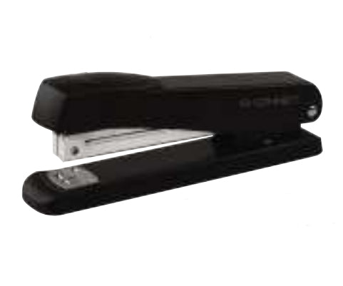 Q-CONNECT Metal Plus – Hefter, Oberlade-Mechanik, offene/geschlossene Heftung, Einlegetiefe 85 mm, schwarz
