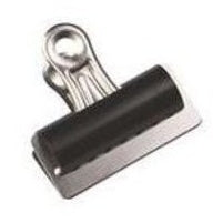 Q-CONNECT Büroklammern – Quick-Clips – 25 mm – Metall – Schwarz – 10 Stück