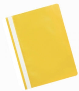 Q-CONNECT Schnellhefter – A4, PP, gelb, Beschriftungsfeld, 1 Stk.