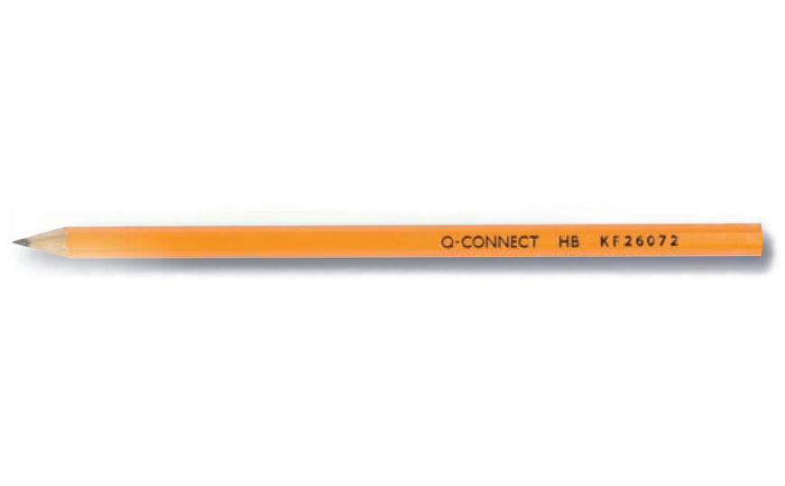 Q-CONNECT Bleistift, HB, Mine Ø 2 mm, rot – 12er-Set