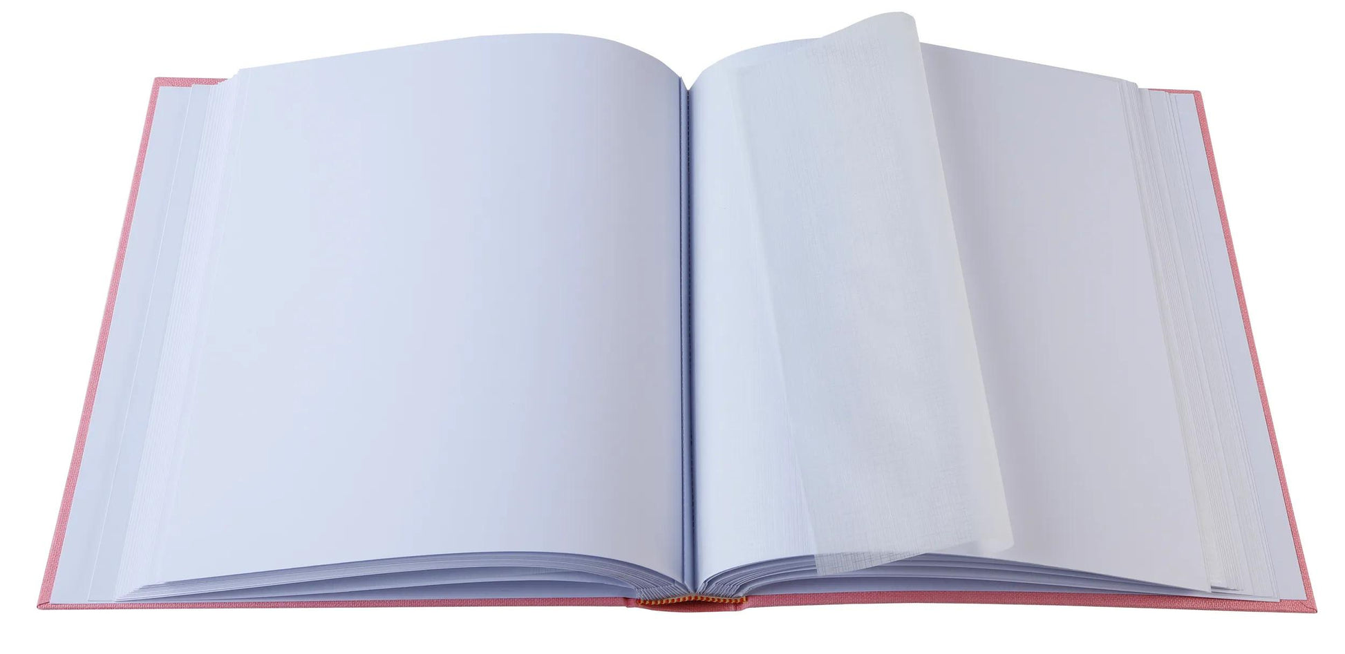 Exacompta Fotobuch, Gebunden, 60 Seiten, Weiss, 29 × 32 cm, Karton, Rosa, mit Kristallfolie