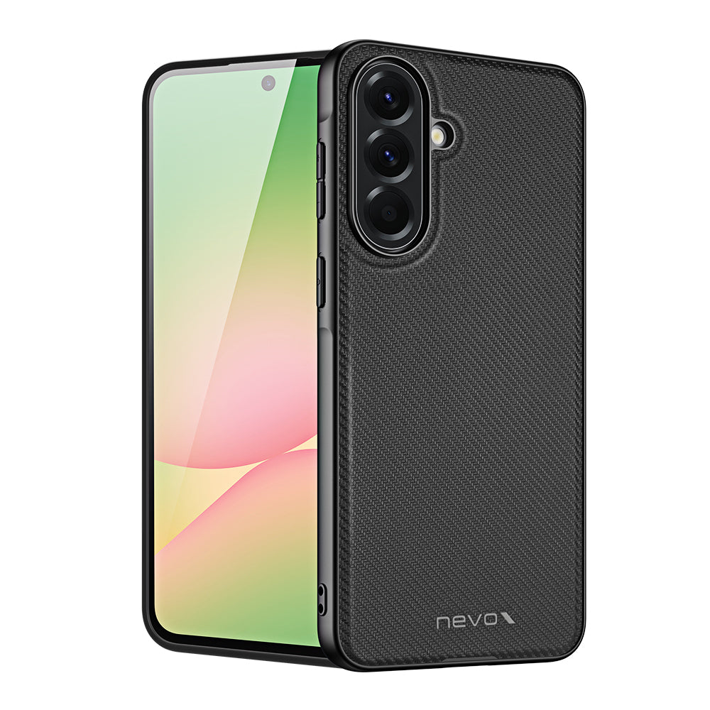 nevox StyleShell NYLO – Backcover – für Samsung Galaxy A57 5G, Nylon+TPU, Schwarz