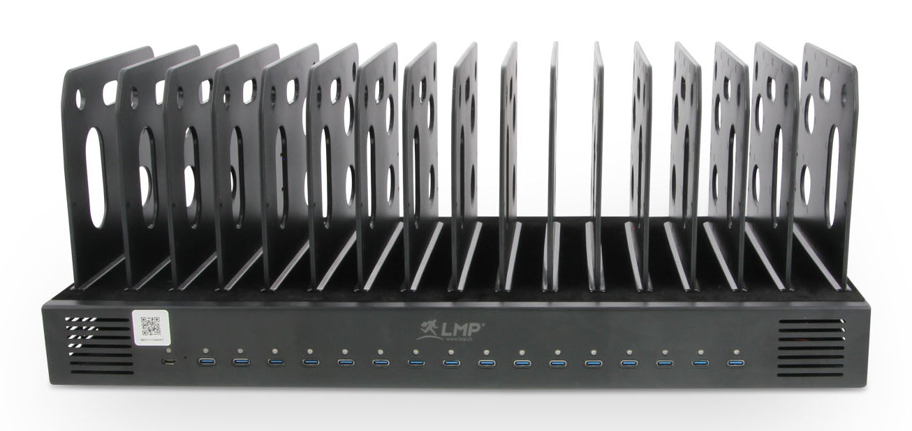 LMP SmartCharge 500 H Ladestation – 500 W, 16× USB-C – für Apple iPad, iPhone