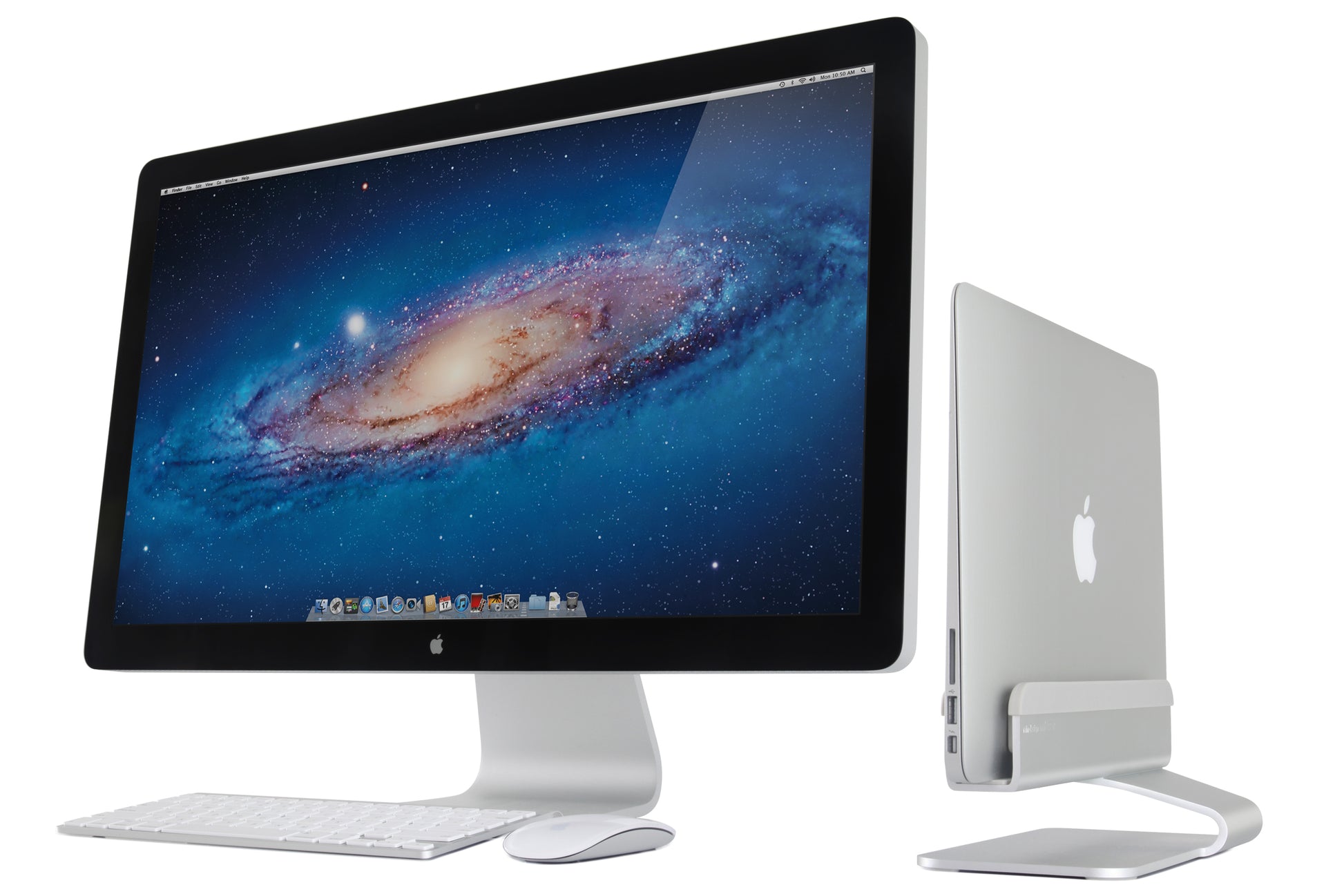 Rain Design mTower Laptop-Ständer – für Apple MacBook Air/Pro bis 17" – Grau