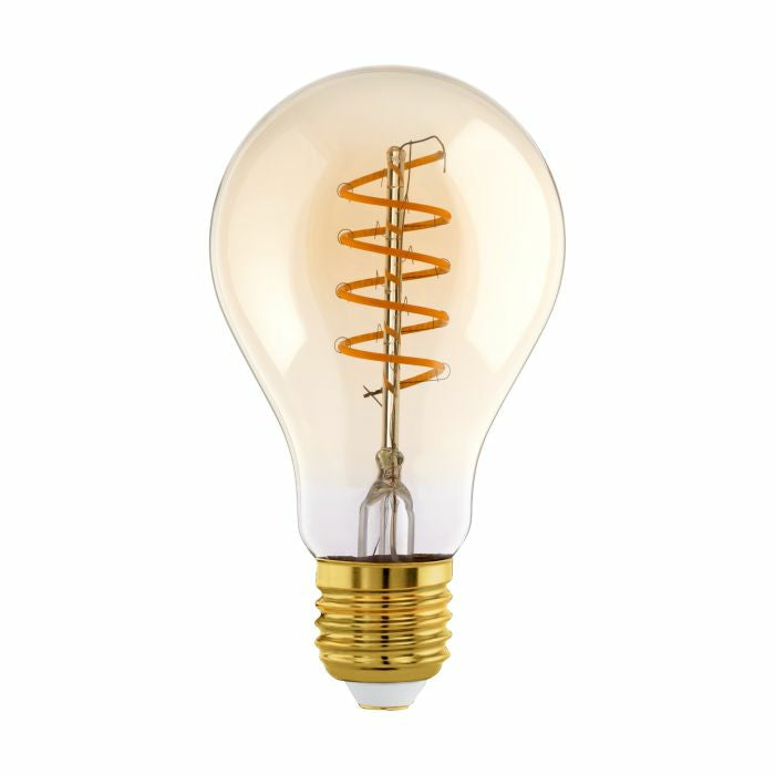 EGLO LED-Leuchtmittel E27 Globus – Warmweiss 2000 K, 245 lm, 4 W, dimmbar – IP20 – 1 Stk. – Glas