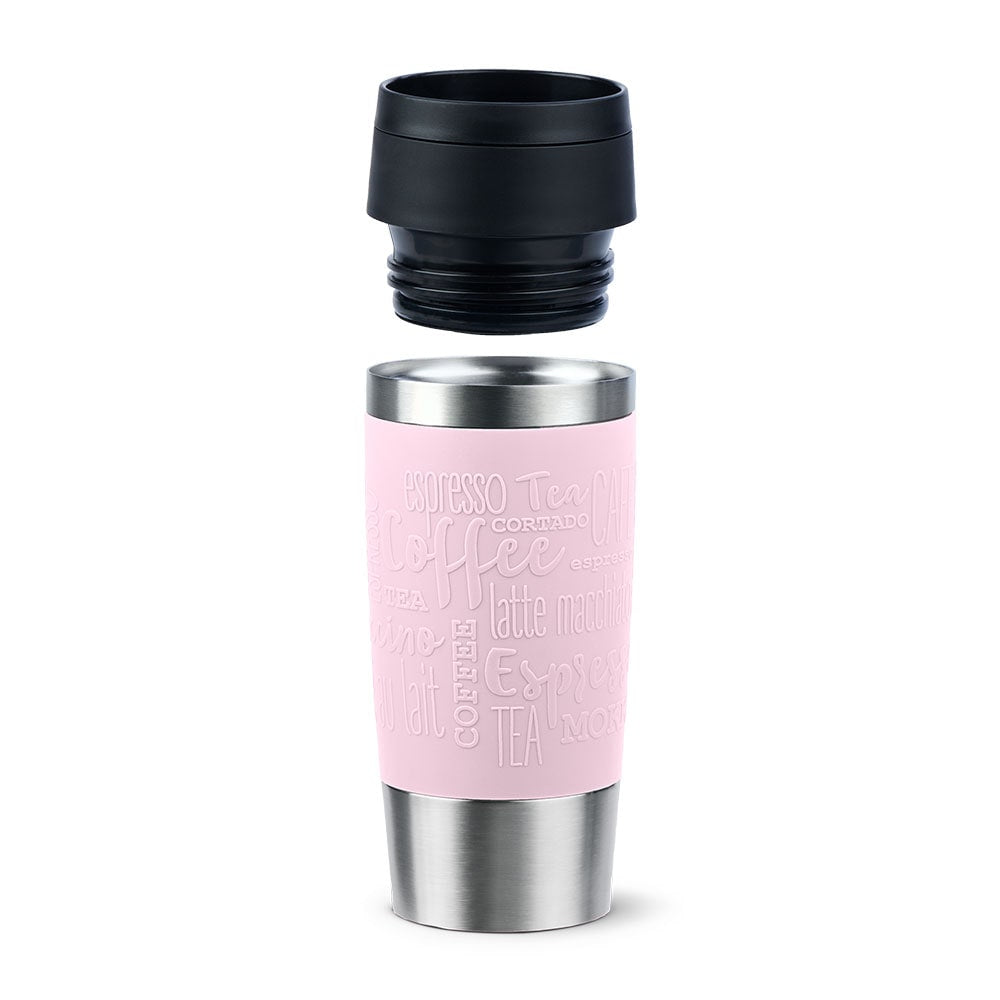 EMSA Travel Mug Classic Thermobecher 360 ml – Doppelwandig, Edelstahl, Rosa