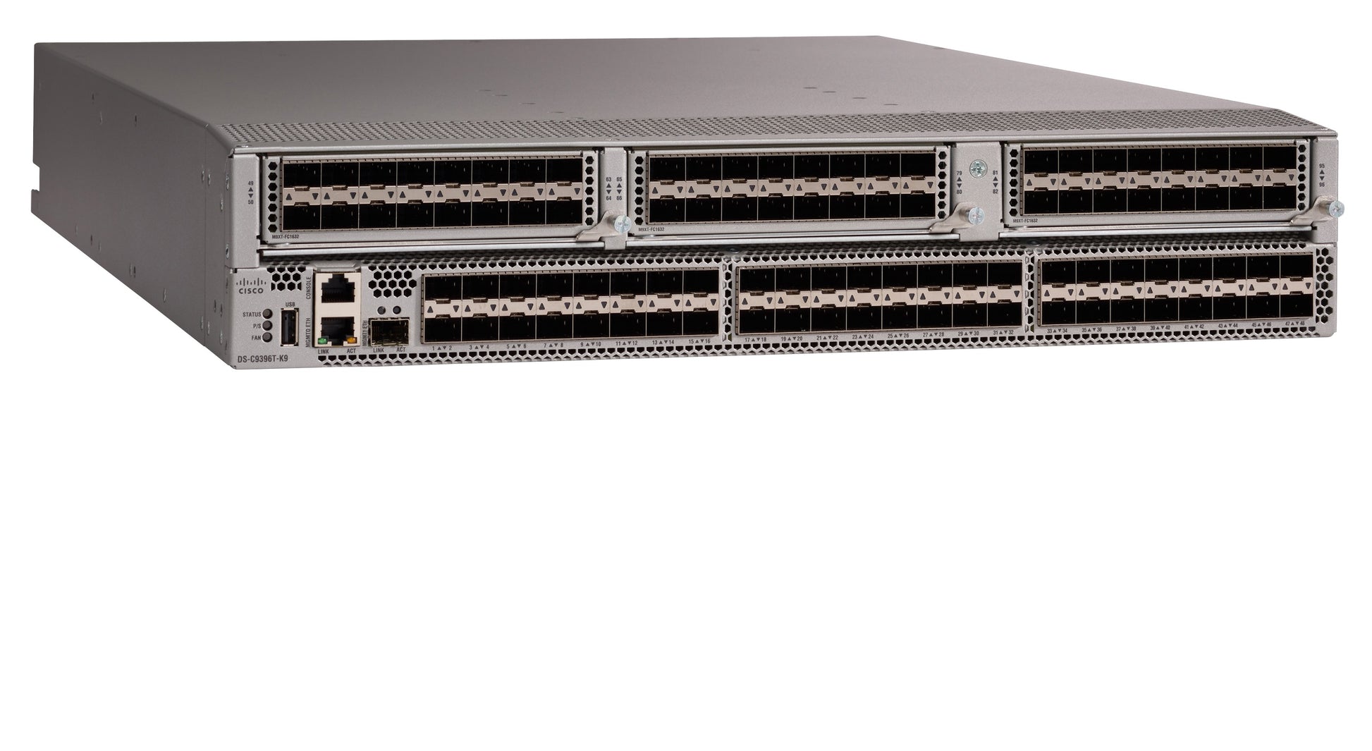 HPE SN6630C – Verwalteter 32Gb Fibre Channel Switch – 96× SFP+, 2U, 19"