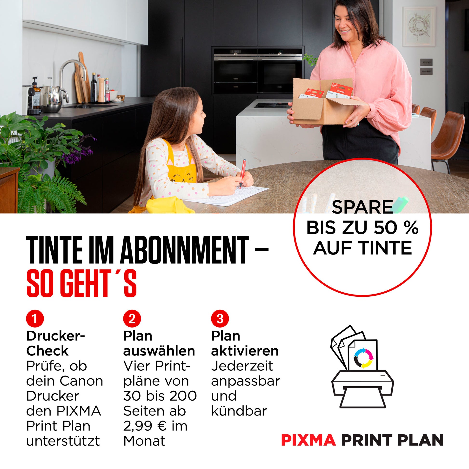 Canon PIXMA TR4751I – Farbiger Tintenstrahl-MFP A4, 4-in-1 – WLAN