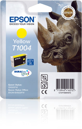 Epson T1004 Gelbe Tintenpatrone (Original) – für Epson Stylus SX610FW/SX600FW/SX515W, BX610FW/BX600FW/BX310FN