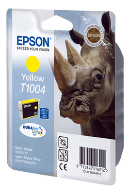 Epson T1004 Gelbe Tintenpatrone (Original) – für Epson Stylus SX610FW/SX600FW/SX515W, BX610FW/BX600FW/BX310FN