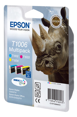 Epson Tintenpatronen-Multipack T1006, CMY, 3er-Pack