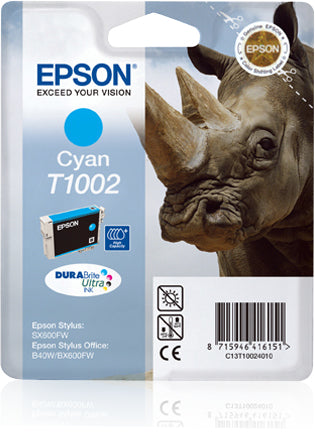 Epson C13T100240 Cyan Tintenpatrone (Original) – 915 Seiten – für Epson Stylus SX610FW/SX600FW/SX515W…