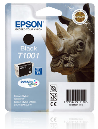 Epson T1001 Schwarz Tintenpatrone (Original) – für Stylus SX610FW/SX600FW/SX515W …