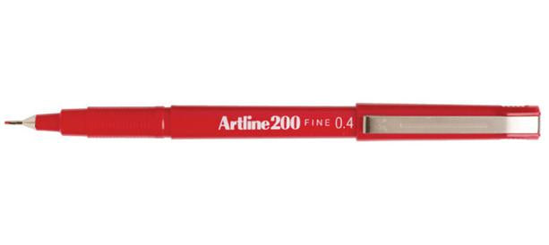 Artline 200 Fineliner 0,4 mm – rot