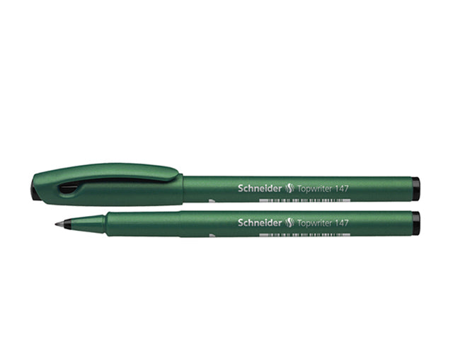 Schneider Schreibgeräte Topwriter 147 Fineliner – 10er-Set – Schwarz