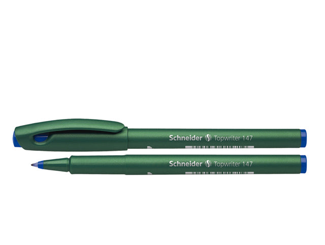 Schneider Schreibgeräte Topwriter 147 Fineliner – 10er-Set – blau