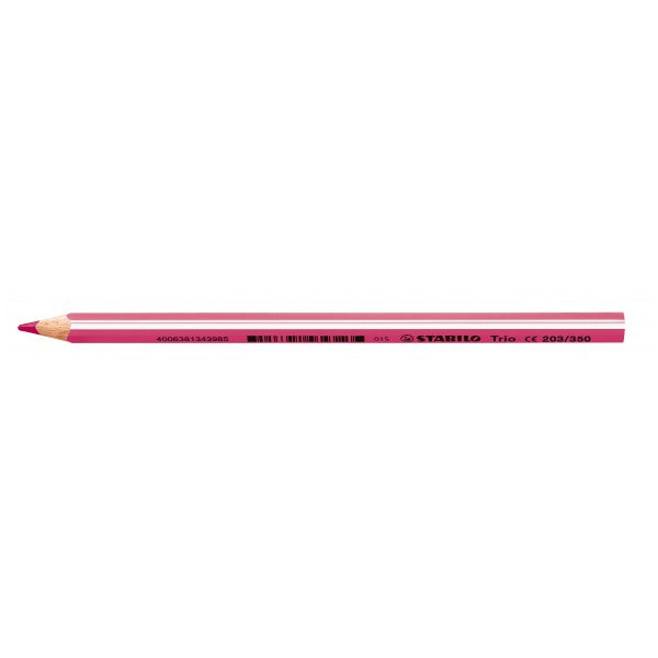 STABILO Buntstifte Trio – Jumbo, Dreikant, Minen-Ø 4,2 mm, Einzelstift Pink