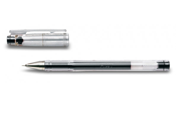 Pilot G-Tec-C4 Gelschreiber – schwarz, 0,4 mm, dokumentenecht, Kappe