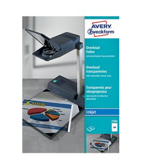 AVERY ZWECKFORM Spezialfolie – für Inkjetdrucker, A4 (210 × 297 mm), 50 Blatt