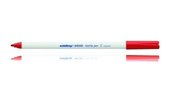 Edding 4600 Textilmarker – Rundspitze 1 mm – Rot