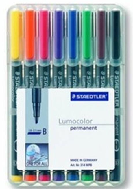 Staedtler Lumocolor Permanent-Marker – sortiert, 8er