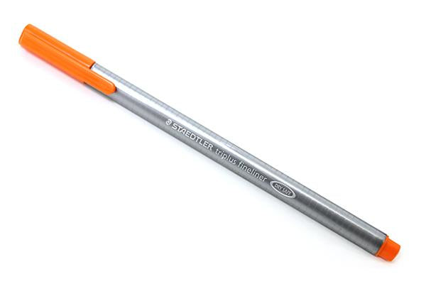 STAEDTLER Triplus 334 Fineliner – 0,3 mm, orange, 1 Stk., Cap-Off
