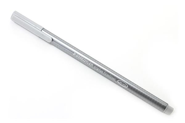 Staedtler Triplus Fineliner – 0,3 mm, silbergrau, Cap-Off