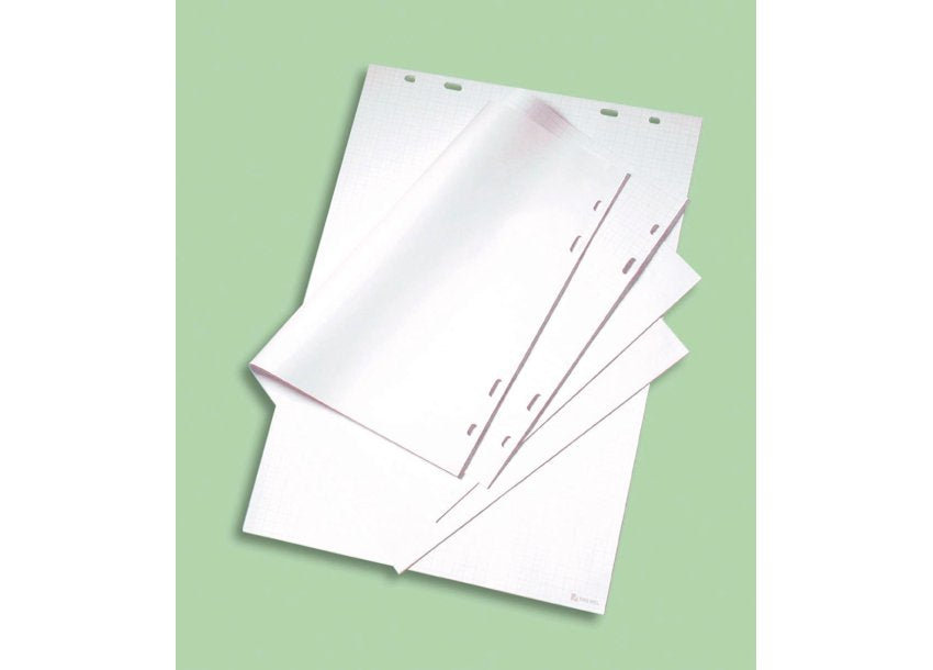 Nobo Flipchartblock Blanko – 58 × 48,5 cm, 40 Blatt, 70 g/m²