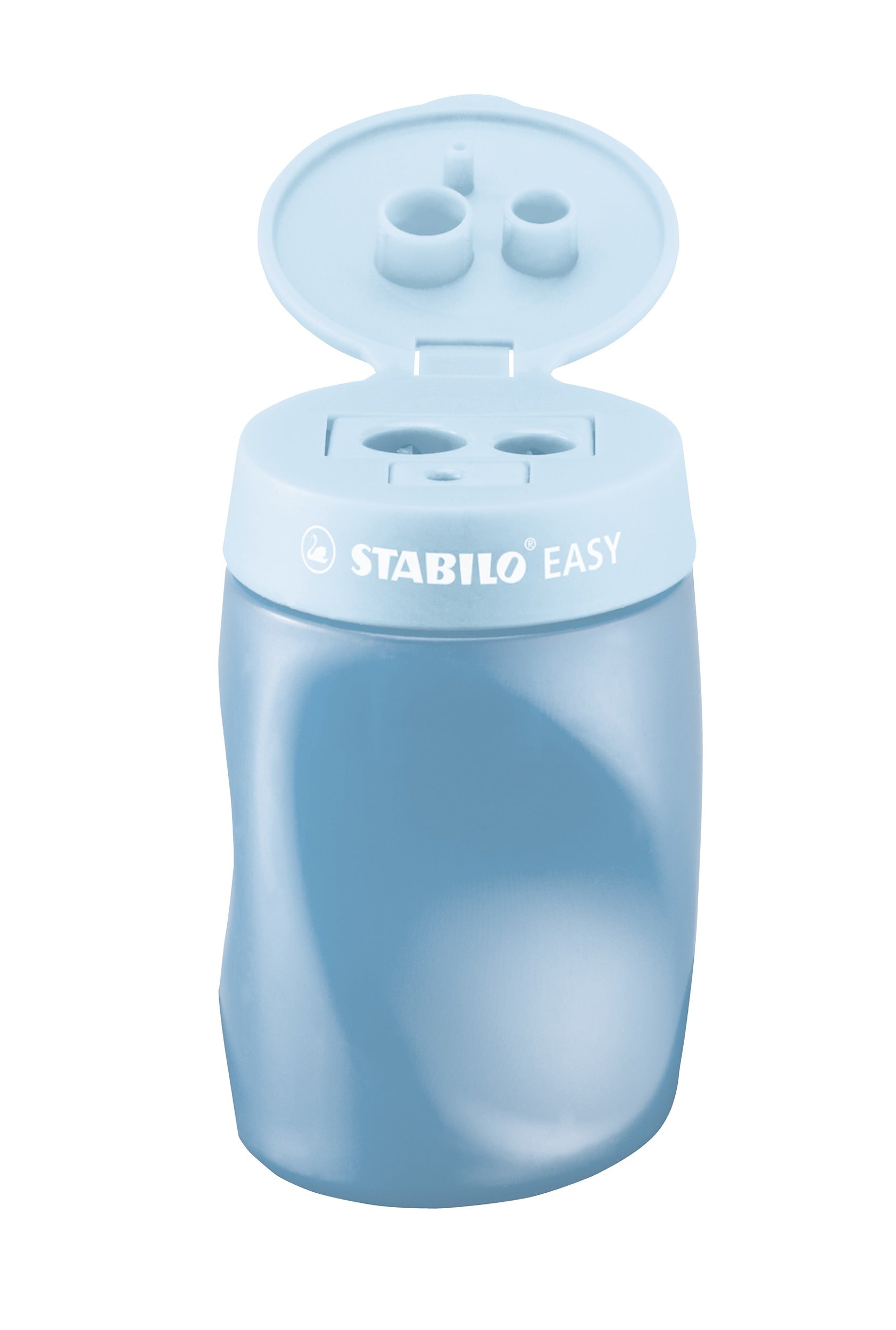 STABILO EASYsharpener Dreifach-Spitzdose – Kunststoff – Blau – Linkshänder