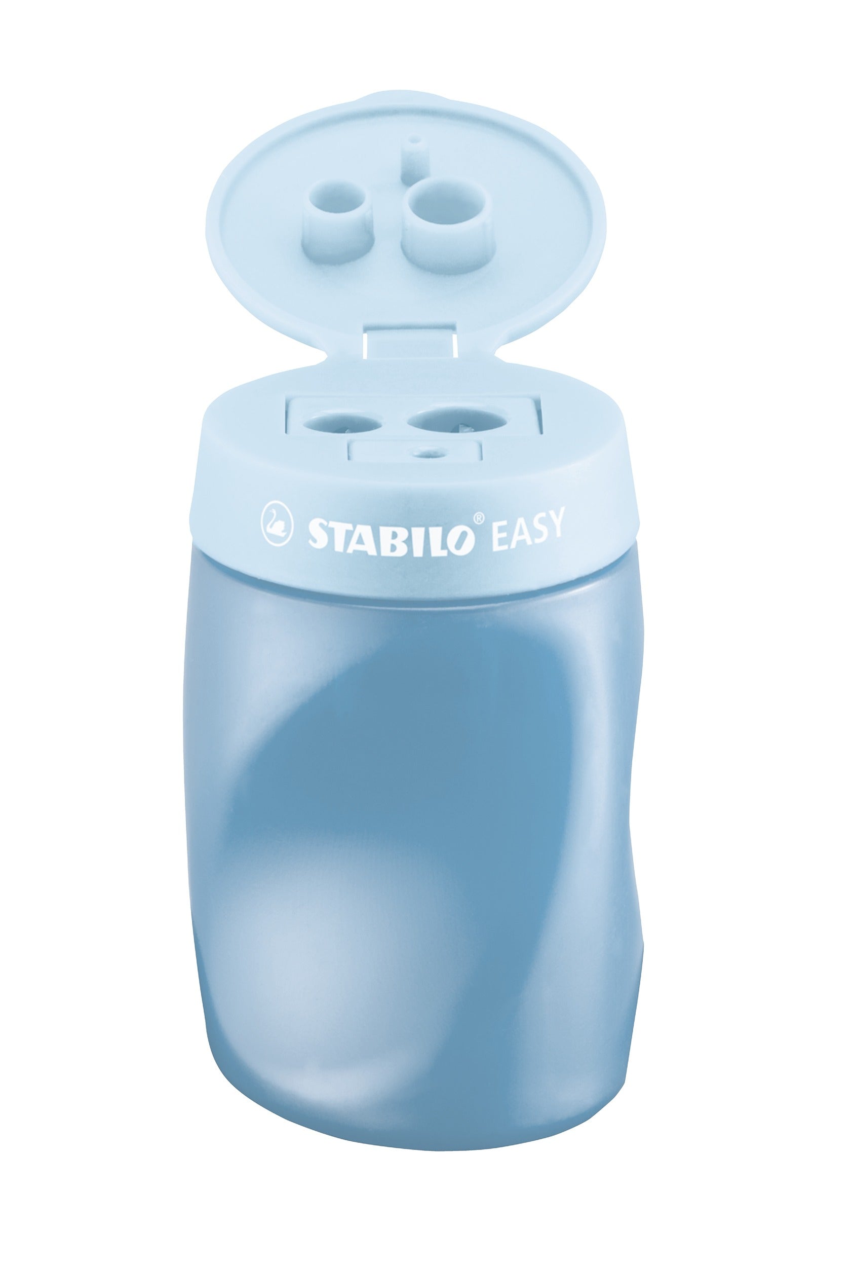 STABILO Dreifach-Spitzdose – für 3 verschiedene Minendurchmesser – Kunststoff – Blau – Kindersicherung