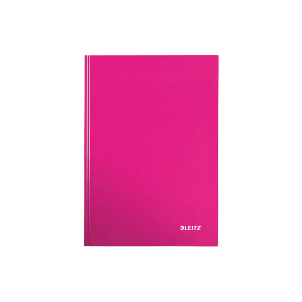 Leitz Notizbuch, A5, kariert, Fadenheftung, 160 Seiten, 90 g/m² – pink