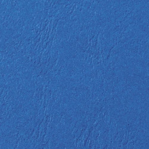 GBC Umschlagdeckel LeatherGrain – für A4 – blau, Karton – 100 Stk.