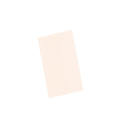 Folia Millimeterpapier-Block A4 – Rotes Netz, einseitig, 80 g/m², 25 Blatt