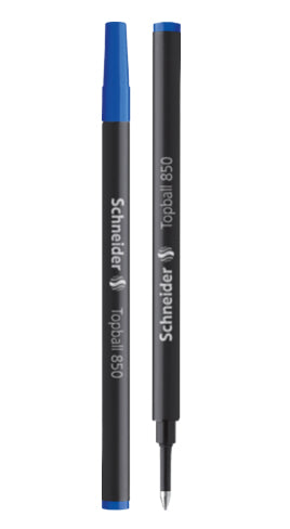 Schneider Schreibgeräte Schneider Rollerpatrone Topball 850 – blau, 0,5 mm, geruchsarm