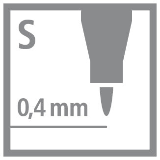 STABILO Non-Permanent-Marker OHPen – superfein 0,4 mm – blau – trocken abwischbar