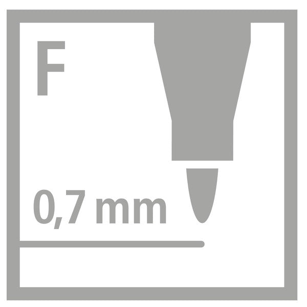 STABILO Non-Permanent-Marker OHPen – fein 0,7 mm – grün – trocken abwischbar