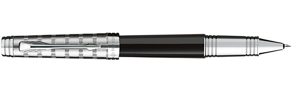 Parker IM Premium – Tintenroller mit Kappe, schwarz